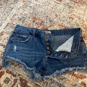 Free People Jean Shorts